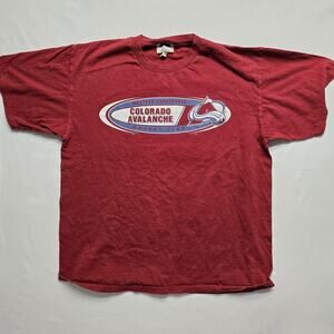 Colorado Avalanche Shirt Mens XL Burgundy NHL Hockey Tee Western Conference